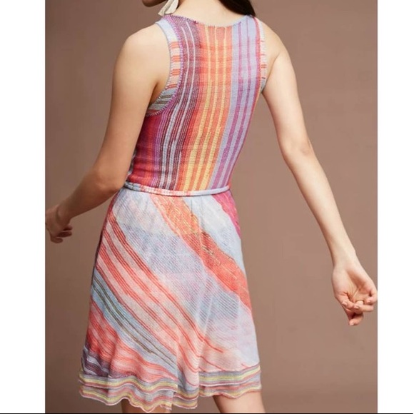 ANTHRO Cecilia Prado Reverie Knit Multicolor Dress SZ: Medium - Picture 15 of 15